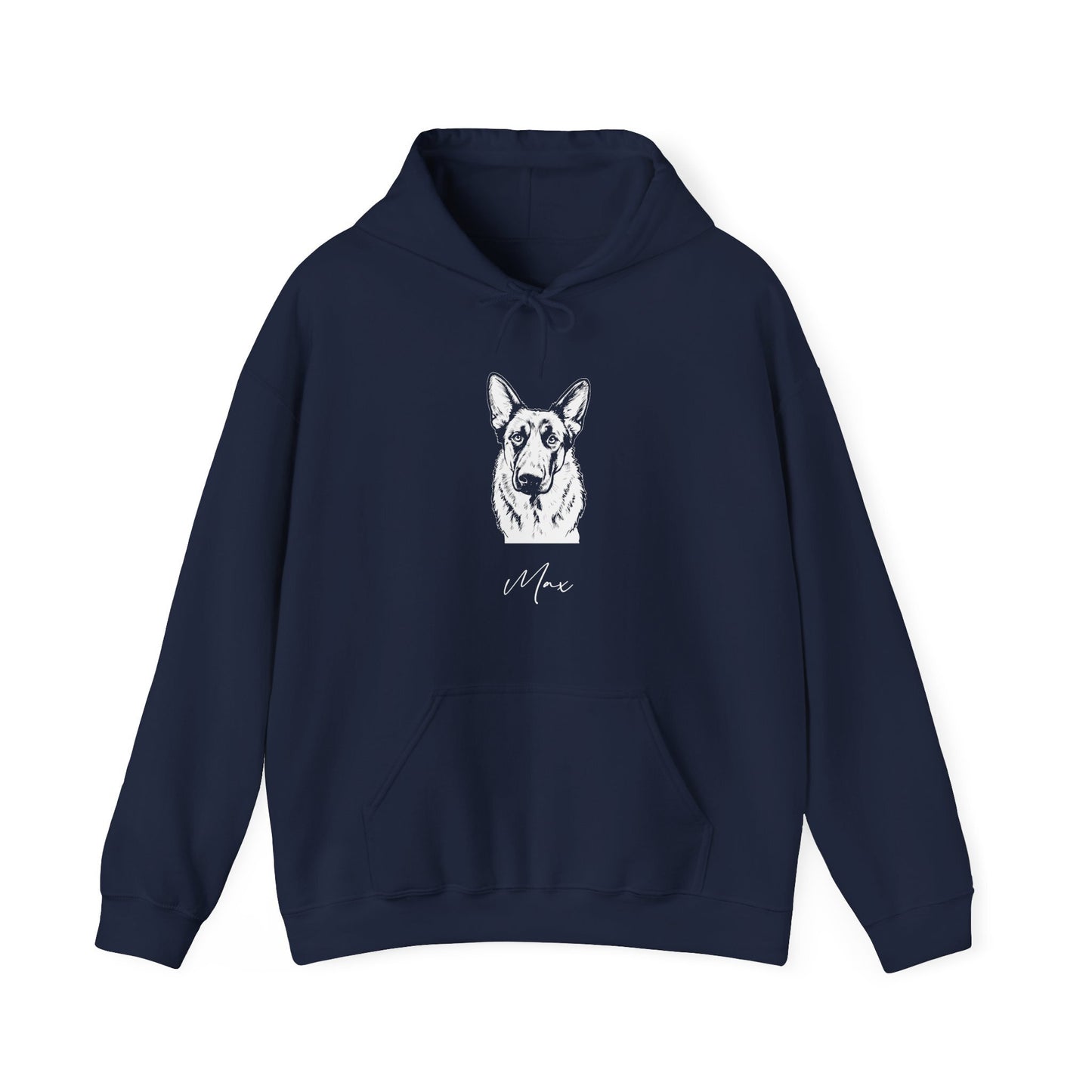 Personalized State College Dog Hoodie | Modern Sketch Photo Upload