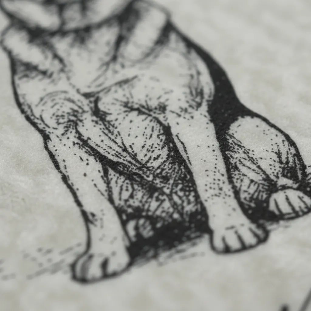 Modern Sketch Artist's Edition Velveteen Blanket | Mojo Original Dog Art_Doggo Mojo_Blankets_5