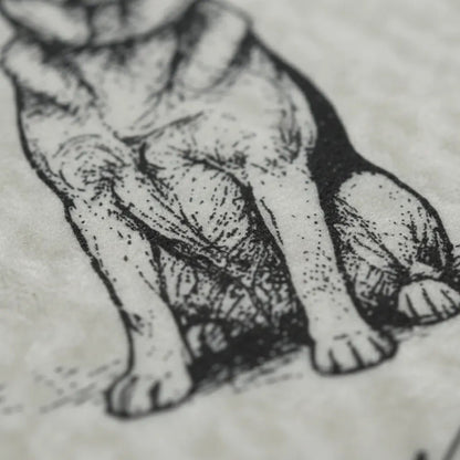 Modern Sketch Artist's Edition Velveteen Blanket | Mojo Original Dog Art_Doggo Mojo_Blankets_5