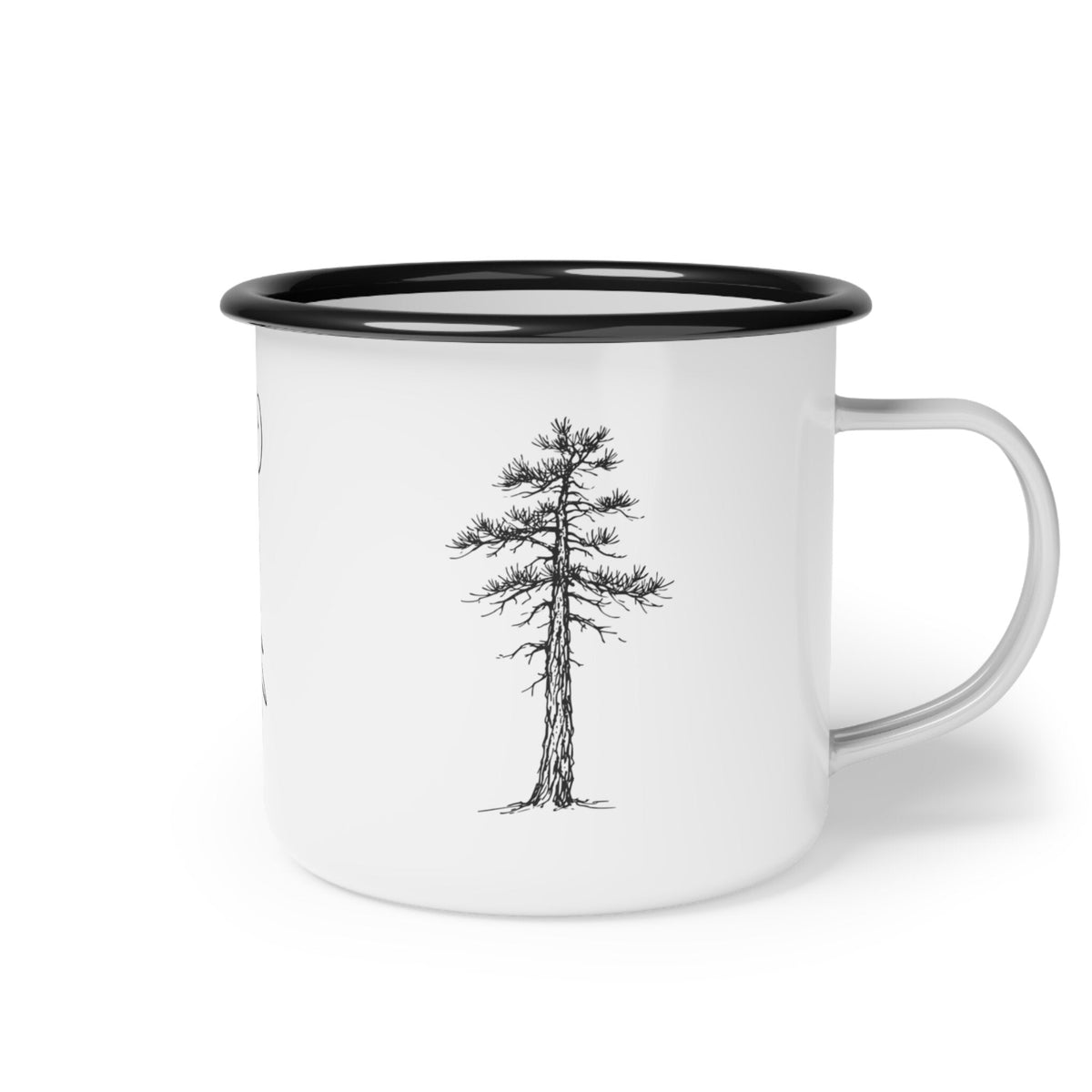 Mojo Original Enamel Camp Mug | Minimalist Dog & Jack Pine Art_Doggo Mojo_Camp Mug_8