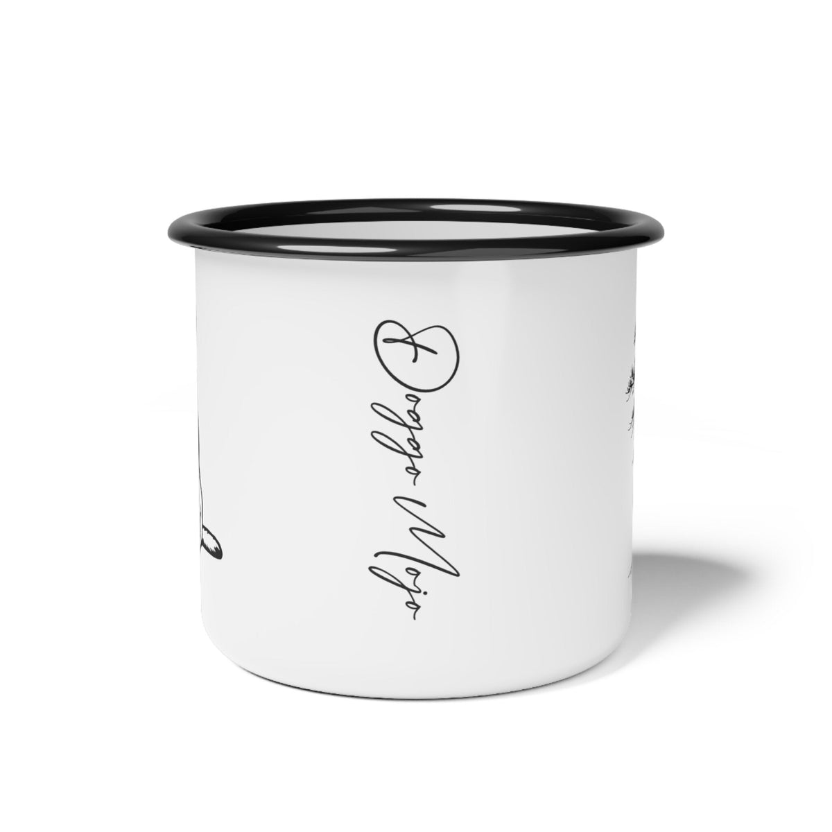 Mojo Original Enamel Camp Mug | Minimalist Dog & Jack Pine Art_Doggo Mojo_Camp Mug_7
