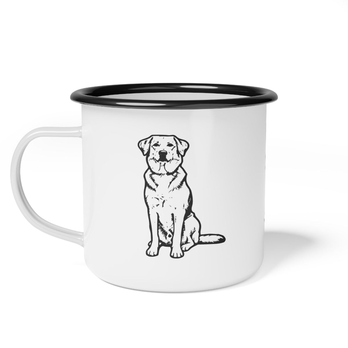 Mojo Original Enamel Camp Mug | Minimalist Dog & Jack Pine Art_Doggo Mojo_Camp Mug_9