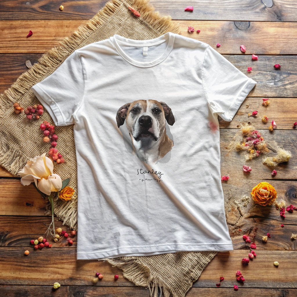 My Main Doggo T-Shirt with Custom Dog Photo_Doggo Mojo_T-shirts_White_S_4