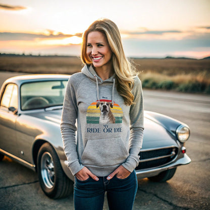 My Ride or Die Hoodie with Custom Photo_Doggo Mojo_Hoodies_Athletic Heather_S_2