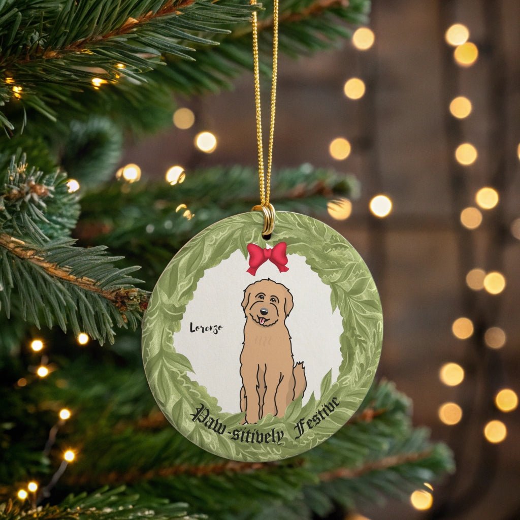 Paw - sitively Festive Christmas Ornament_Doggo Mojo__Round_One size_2