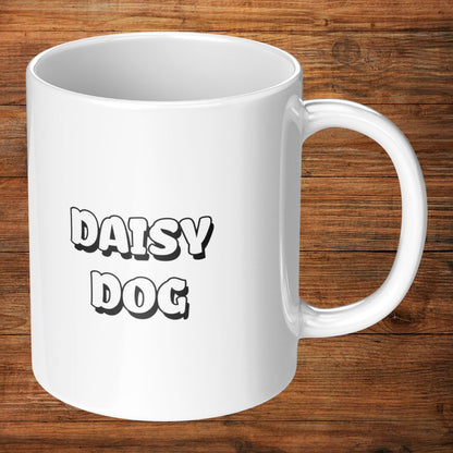 Personalized 11oz Ceramic Mug: Daisy Dog with Your Dog's Photo & Name_Doggo Mojo_Ceramic Mugs_10