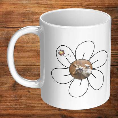 Personalized 11oz Ceramic Mug: Daisy Dog with Your Dog's Photo & Name_Doggo Mojo_Ceramic Mugs_8