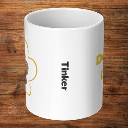 Personalized 11oz Ceramic Mug: Dog Dad Paw Print with Your Dog's Photo & Name_Doggo Mojo_Ceramic Mugs_8