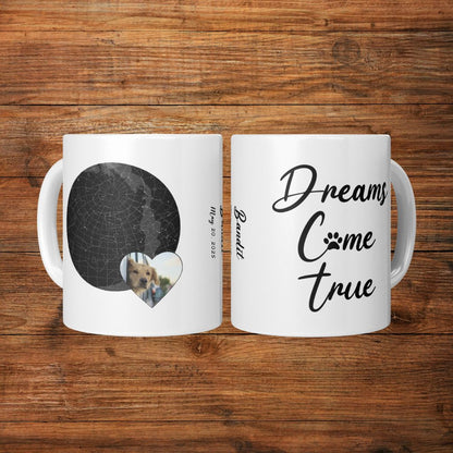 Personalized 11oz Ceramic Mug: Gotcha Day Dreams with Your Dog's Photo & Name_Doggo Mojo_Ceramic Mugs_10