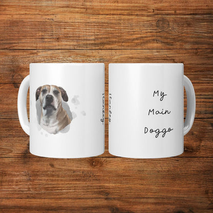 Personalized 11oz Ceramic Mug: My Main Doggo with Your Dog's Photo & Name_Doggo Mojo_Ceramic Mugs_7