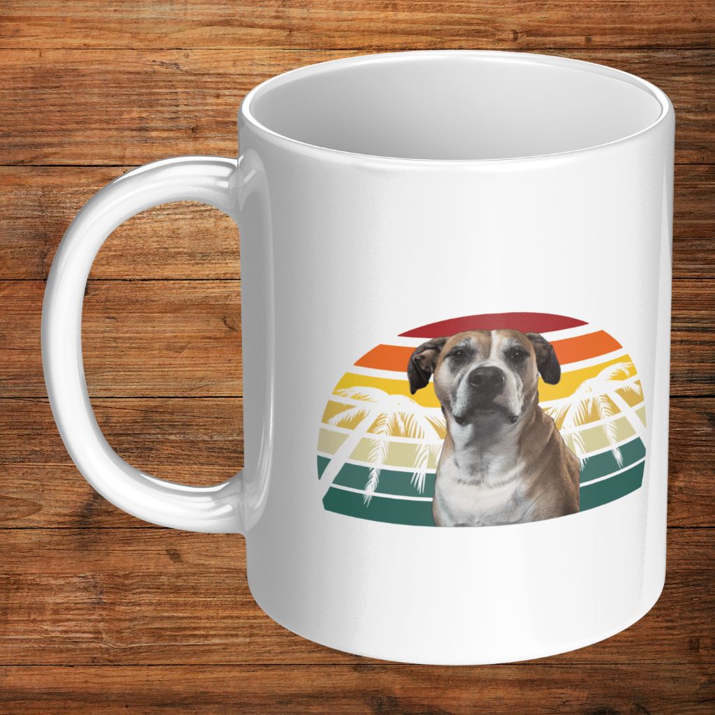 Personalized 11oz Ceramic Mug: My Ride or Die with Your Dog's Photo & Name_Doggo Mojo_Ceramic Mugs_6