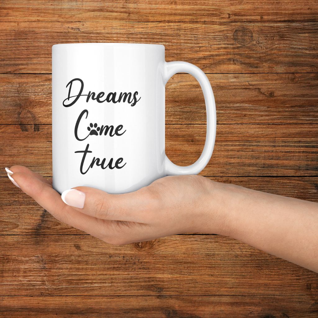 Personalized 15oz Ceramic Mug: Gotcha Day Dreams with Your Dog's Photo & Name_Doggo Mojo_Ceramic Mugs_5