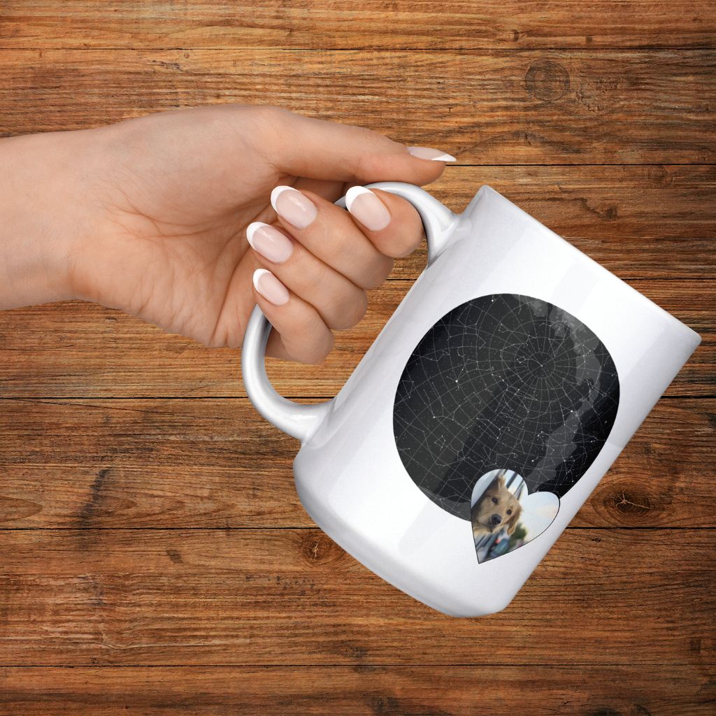 Personalized 15oz Ceramic Mug: Gotcha Day Dreams with Your Dog's Photo & Name_Doggo Mojo_Ceramic Mugs_4