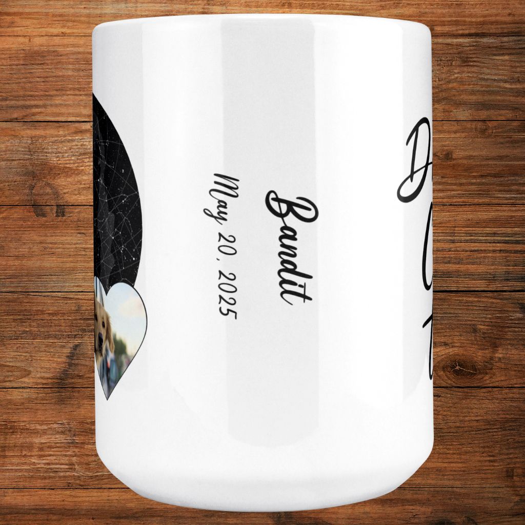 Personalized 15oz Ceramic Mug: Gotcha Day Dreams with Your Dog's Photo & Name_Doggo Mojo_Ceramic Mugs_9