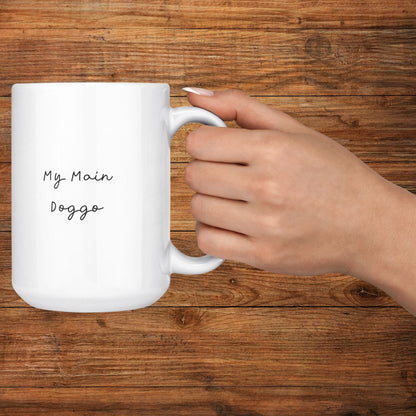 Personalized 15oz Ceramic Mug: My Main Doggo with Your Dog's Photo & Name_Doggo Mojo_Ceramic Mugs_5