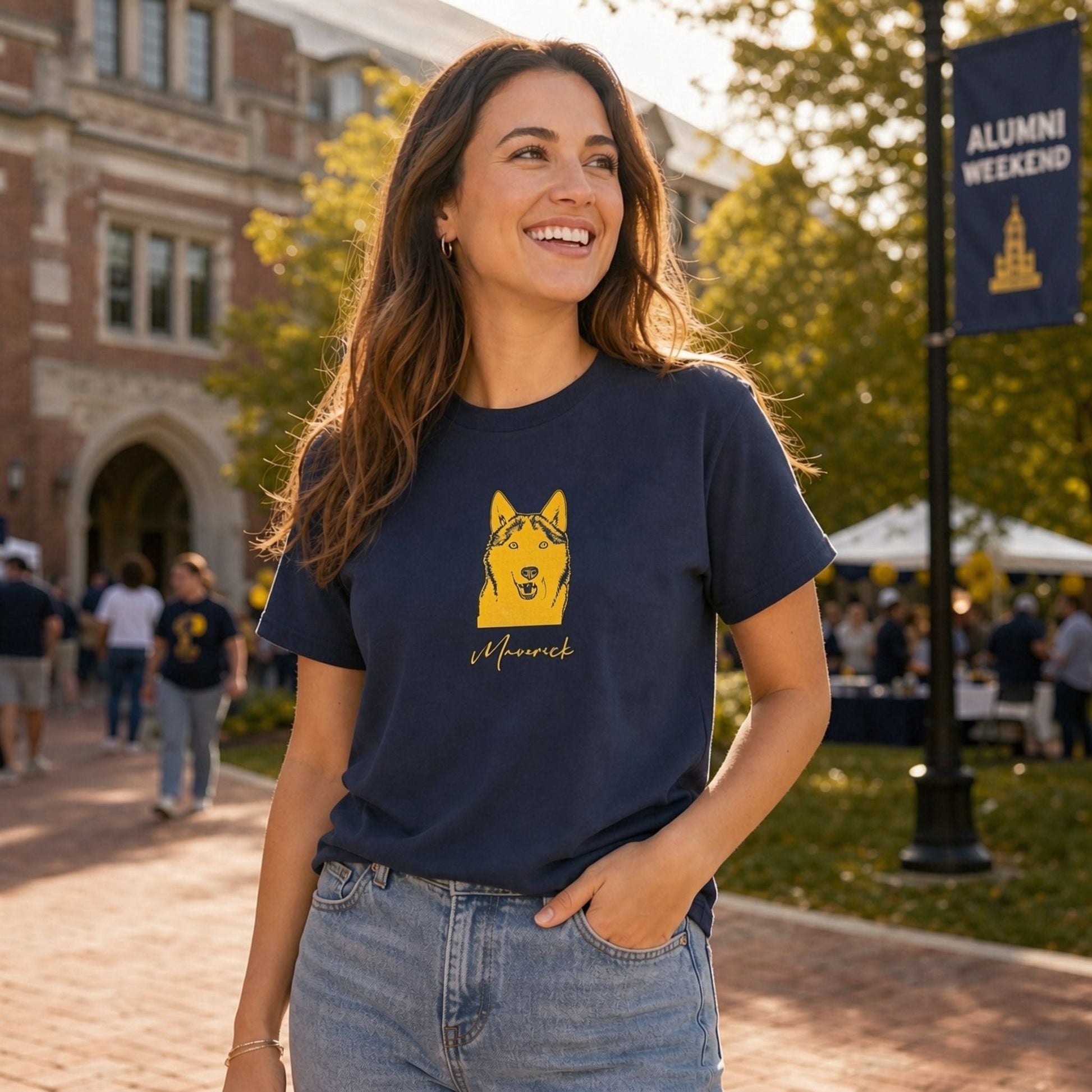 Personalized Ann Arbor Dog T-Shirt | Modern Sketch Photo Upload_Doggo Mojo_T-shirts_2