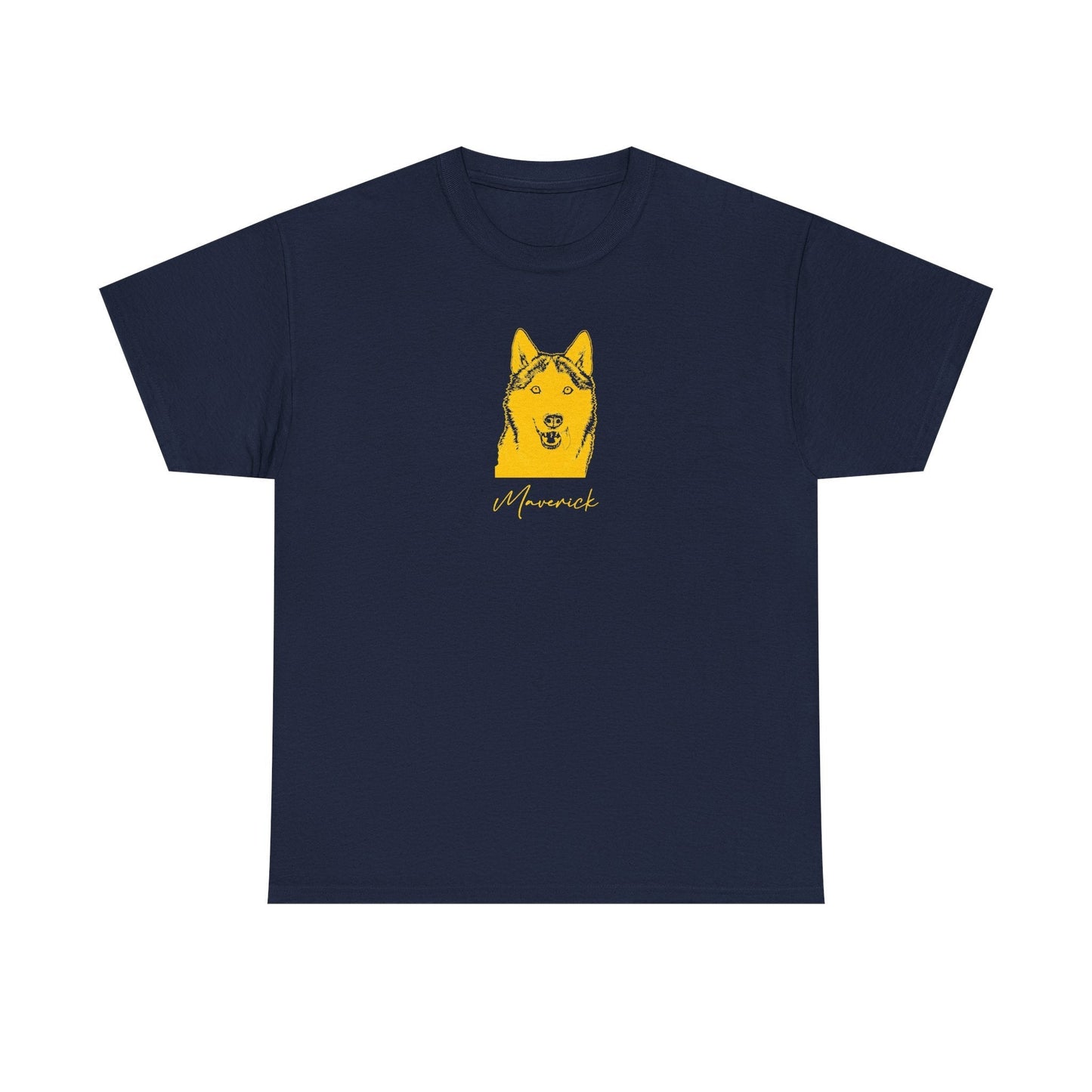 Personalized Ann Arbor Dog T-Shirt | Modern Sketch Photo Upload_Doggo Mojo_T-shirts_6