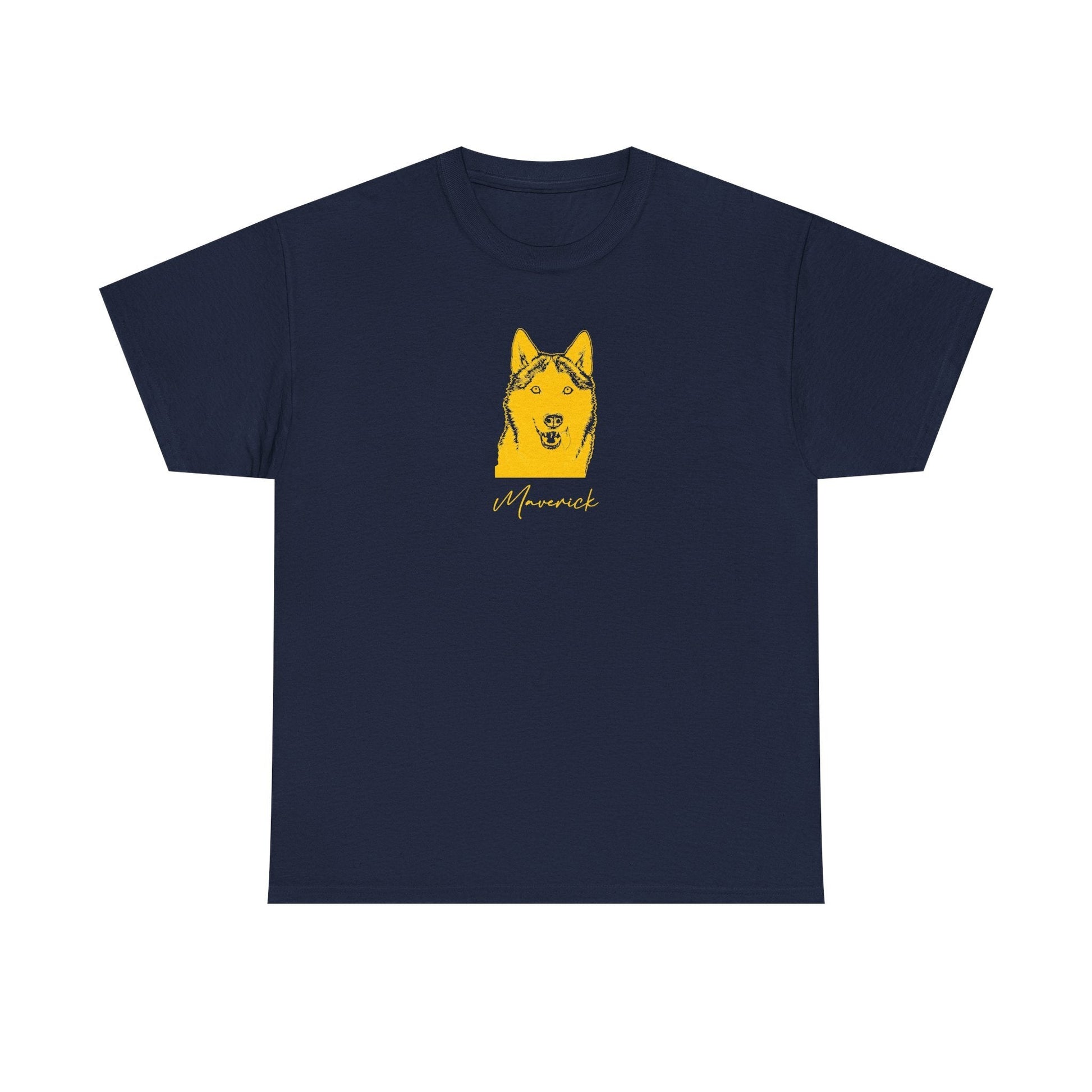 Personalized Ann Arbor Dog T-Shirt | Modern Sketch Photo Upload_Doggo Mojo_T-shirts_6