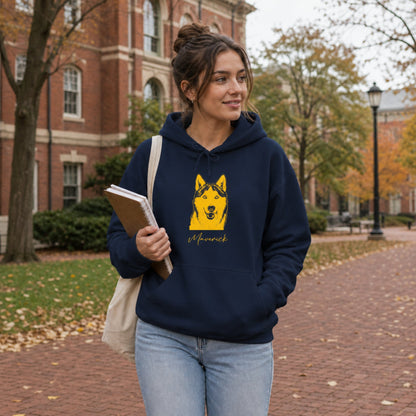 Personalized Ann Arbor Hoodie | Modern Sketch Photo Upload_Doggo Mojo_Hoodie_2