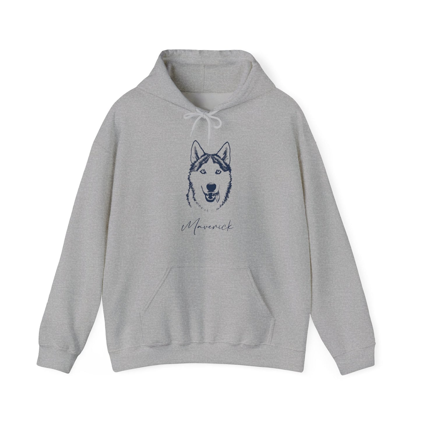 Personalized Ann Arbor Hoodie | Modern Sketch Photo Upload_Doggo Mojo_Hoodie_8