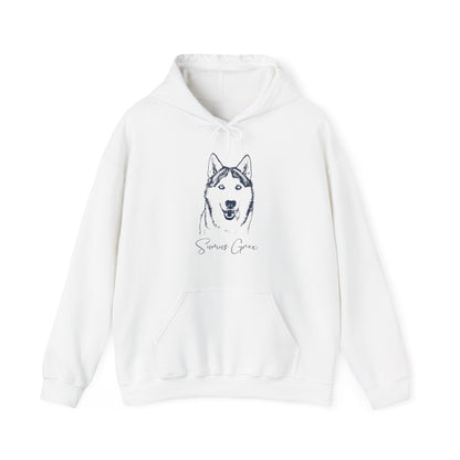 Personalized Ann Arbor Hoodie | Modern Sketch Photo Upload_Doggo Mojo_Hoodie_7