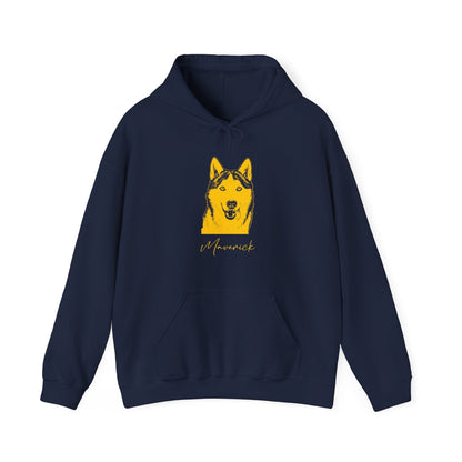 Personalized Ann Arbor Hoodie | Modern Sketch Photo Upload_Doggo Mojo_Hoodie_6