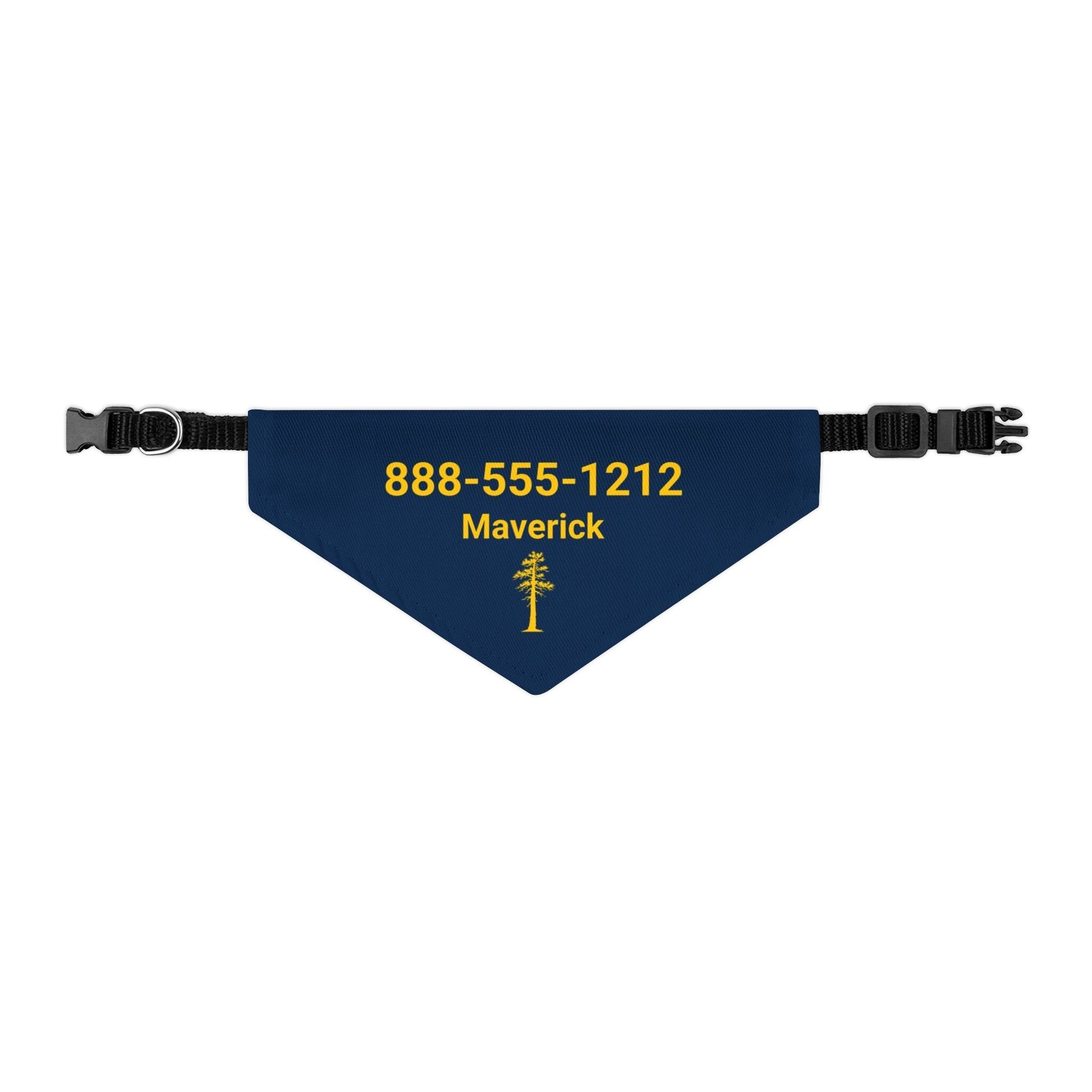 Personalized Ann Arbor Jack Pine Dog Bandana Collar | Doggo Mojo_Doggo Mojo_Pet Collar_6