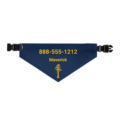 Personalized Ann Arbor Jack Pine Dog Bandana Collar | Doggo Mojo_Doggo Mojo_Pet Collar_9