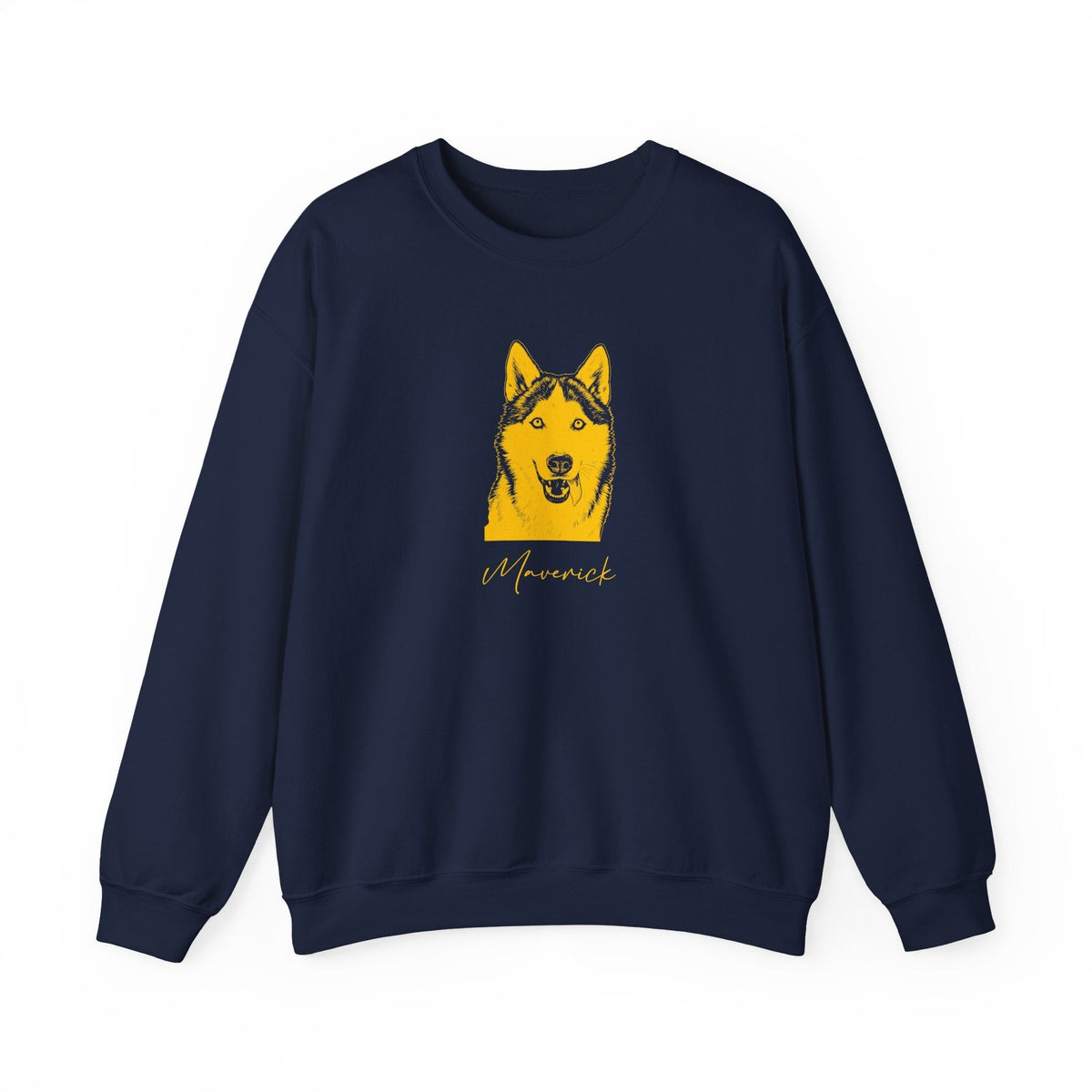 Personalized Ann Arbor Sweatshirt | Modern Sketch Photo Upload_Doggo Mojo_Sweatshirt_6