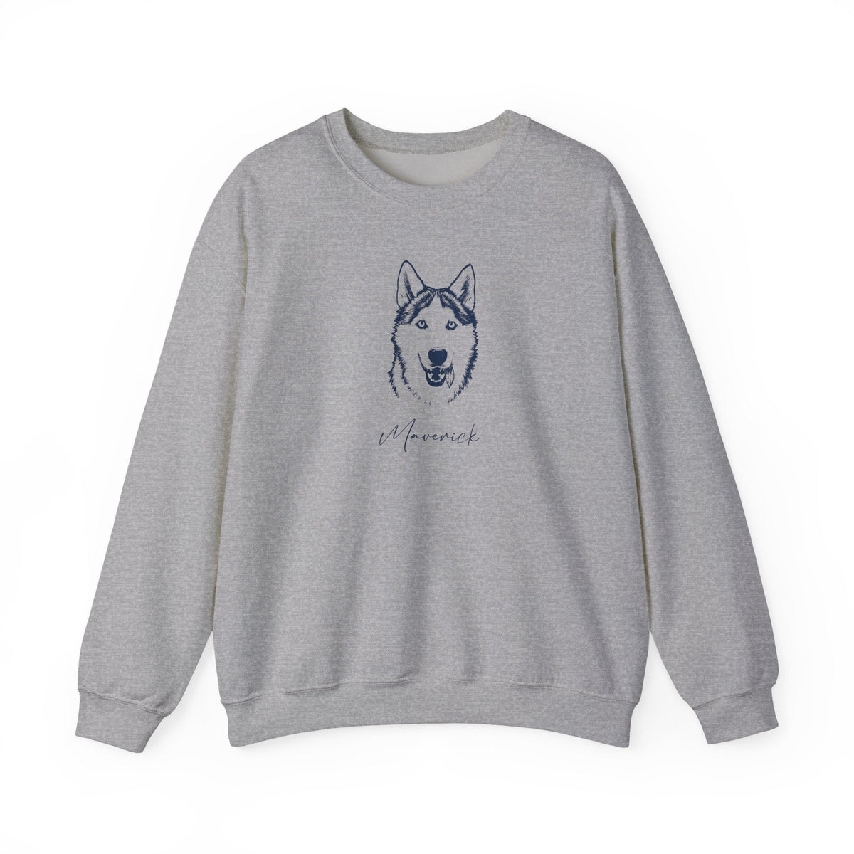 Personalized Ann Arbor Sweatshirt | Modern Sketch Photo Upload_Doggo Mojo_Sweatshirt_8