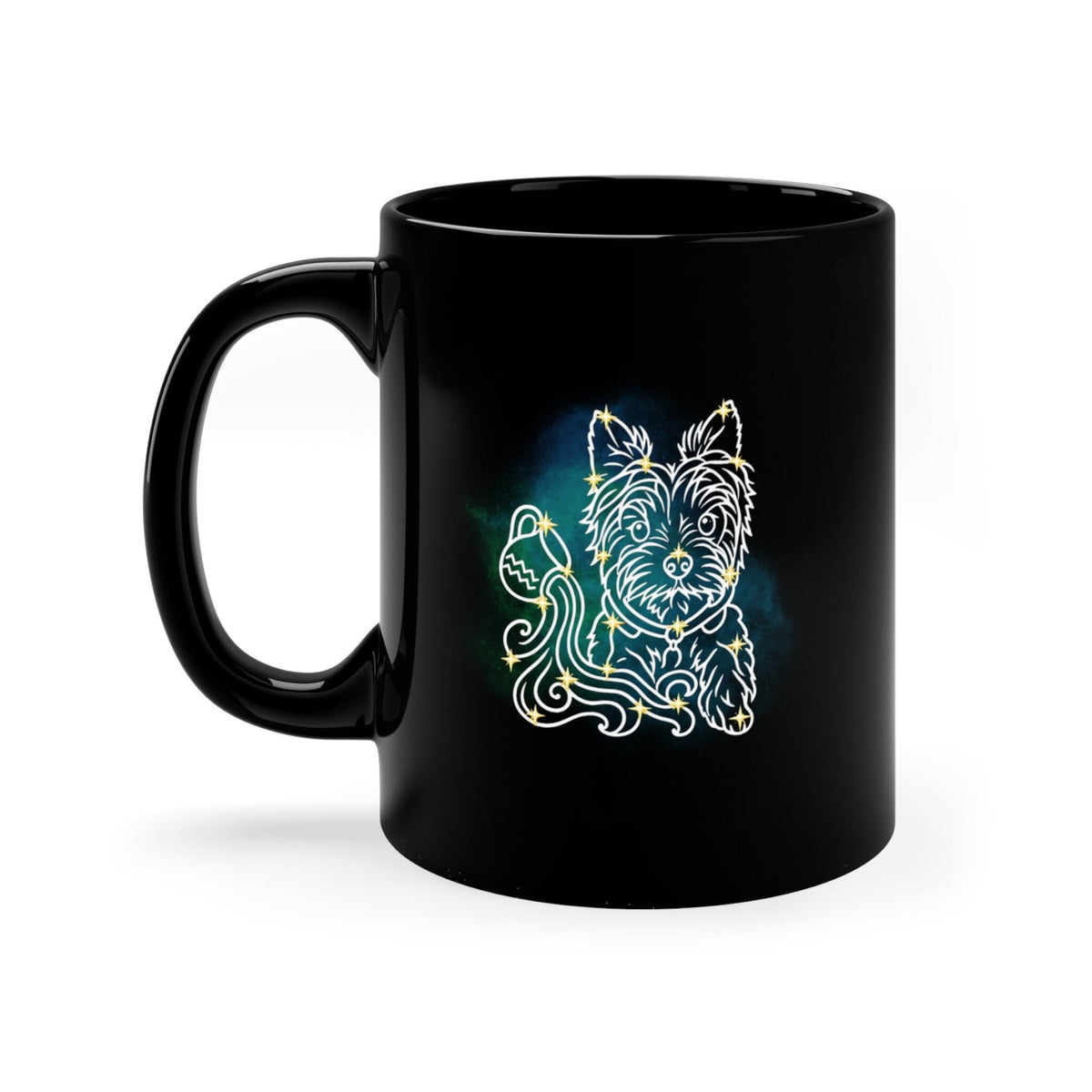 Personalized Aquarius Dog Mug | Modern Sketch Photo Upload_Doggo Mojo_Ceramic Mugs_10