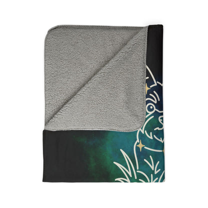 Personalized Aries Dog Blanket | Modern Sketch Photo Upload_Doggo Mojo_Blankets_9