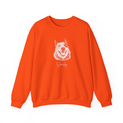 Personalized Austin Dog Sweatshirt | Modern Sketch Photo Upload_Doggo Mojo_Sweatshirt_6