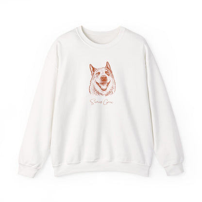 Personalized Austin Dog Sweatshirt | Modern Sketch Photo Upload_Doggo Mojo_Sweatshirt_7