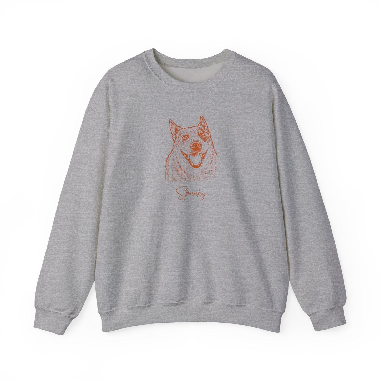 Personalized Austin Dog Sweatshirt | Modern Sketch Photo Upload_Doggo Mojo_Sweatshirt_8