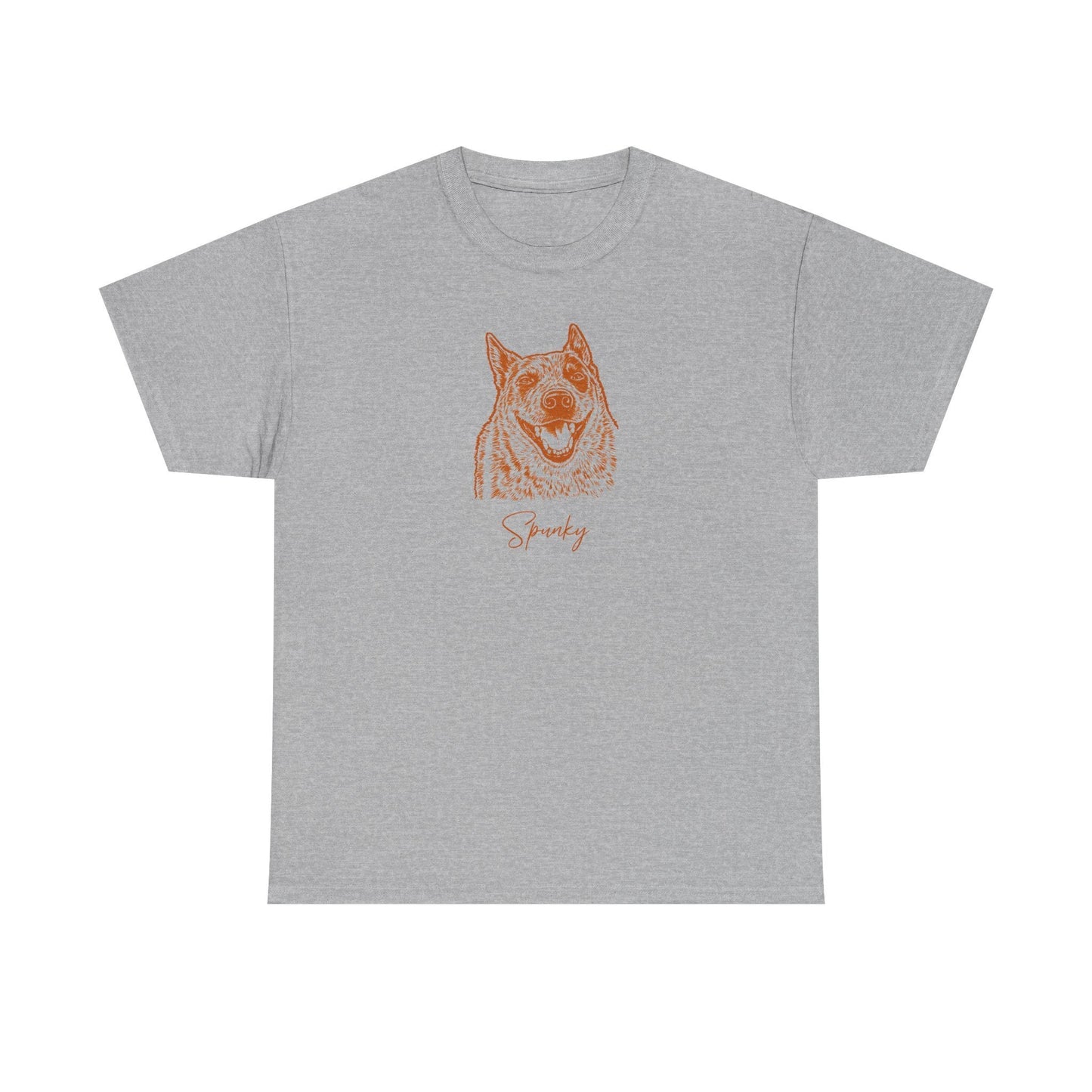Personalized Austin Dog T-Shirt | Modern Sketch Photo Upload_Doggo Mojo_T-shirts_8