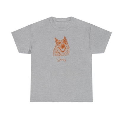 Personalized Austin Dog T-Shirt | Modern Sketch Photo Upload_Doggo Mojo_T-shirts_8