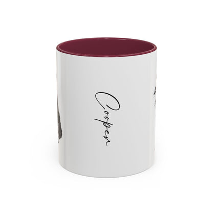Personalized Blacksburg Dog Ceramic Accent Mug | Modern Sketch Photo Upload_Doggo Mojo_Ceramic Mugs_11