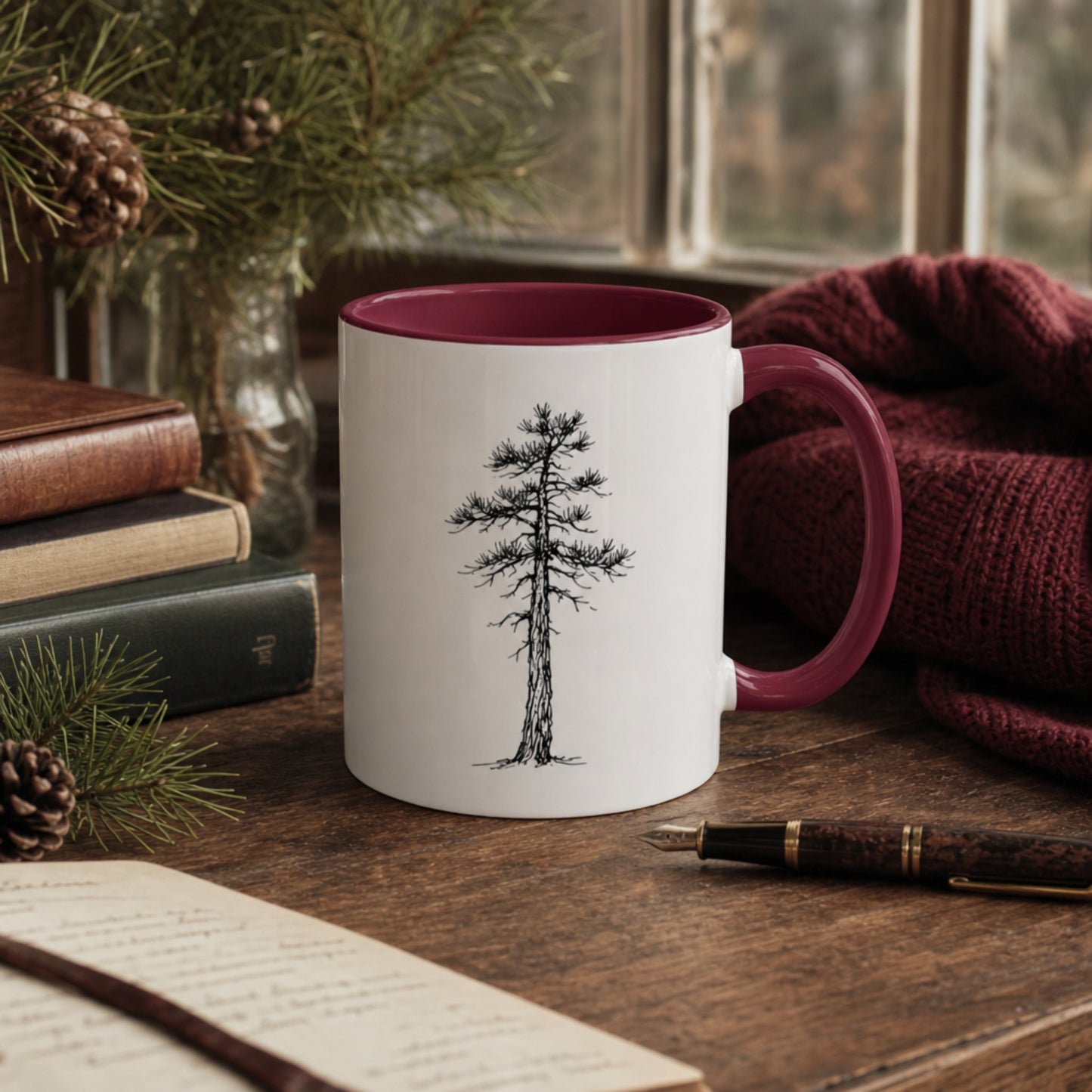 Personalized Blacksburg Dog Ceramic Accent Mug | Modern Sketch Photo Upload_Doggo Mojo_Ceramic Mugs_5