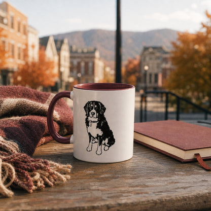 Personalized Blacksburg Dog Ceramic Accent Mug | Modern Sketch Photo Upload_Doggo Mojo_Ceramic Mugs_4