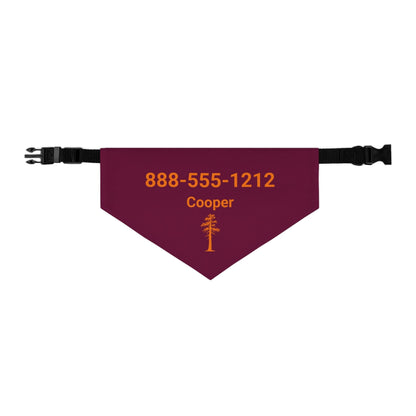 Personalized Blacksburg Jack Pine Dog Bandana Collar | Doggo Mojo_Doggo Mojo_Pet Collar_8