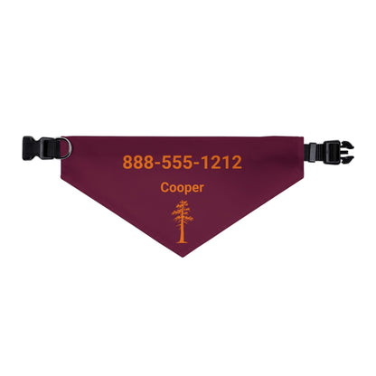 Personalized Blacksburg Jack Pine Dog Bandana Collar | Doggo Mojo_Doggo Mojo_Pet Collar_9