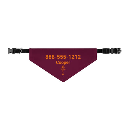 Personalized Blacksburg Jack Pine Dog Bandana Collar | Doggo Mojo_Doggo Mojo_Pet Collar_6