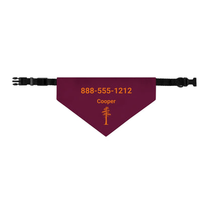 Personalized Blacksburg Jack Pine Dog Bandana Collar | Doggo Mojo_Doggo Mojo_Pet Collar_7
