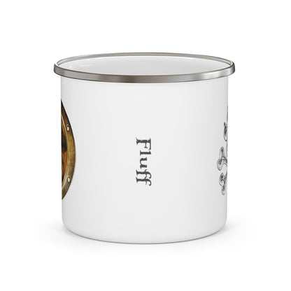 Personalized Camp Mug | Pirate Pup Design with Your Dog's Photo & Name_Doggo Mojo_Enamel Camping Mug_8