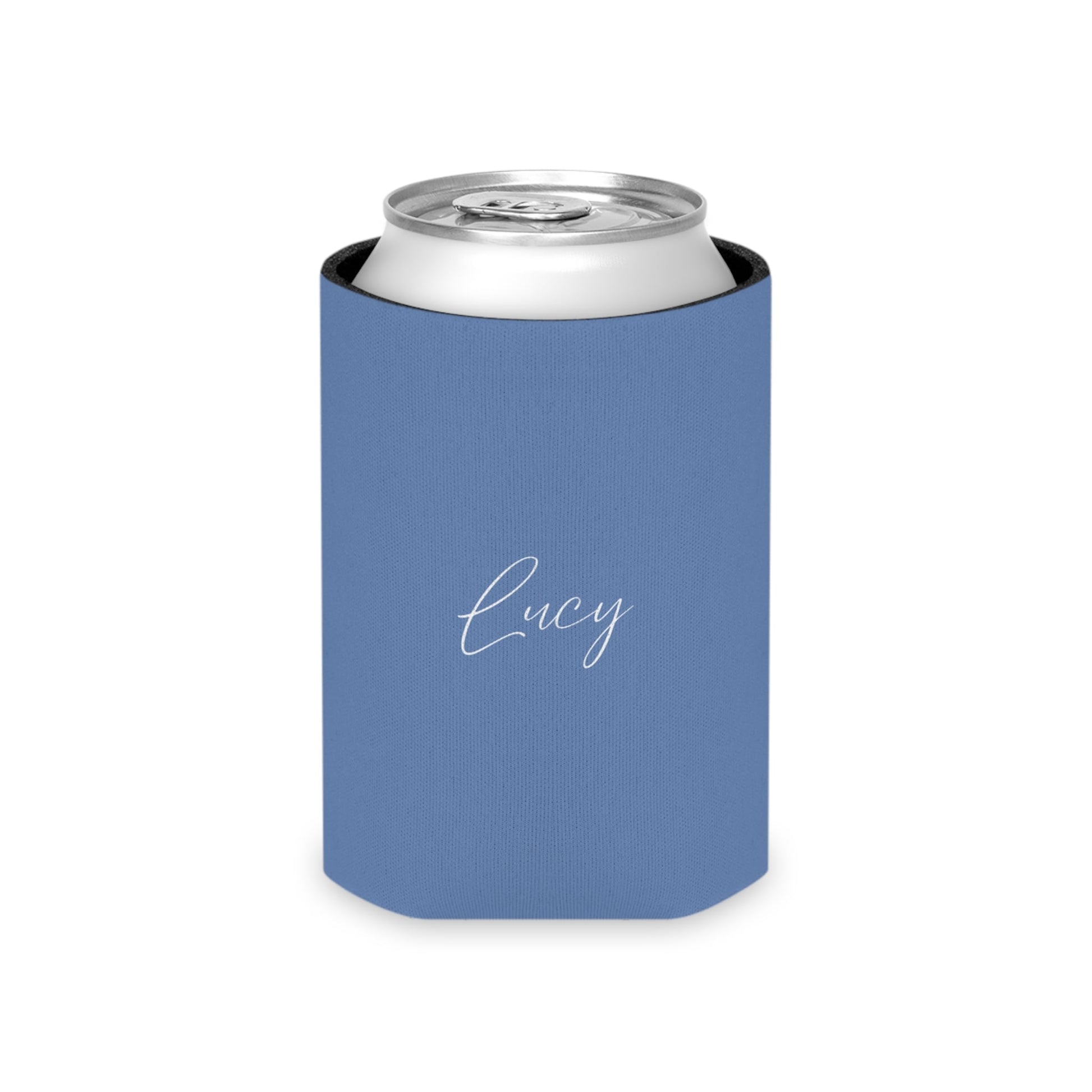 Personalized Can Cooler: Minimal Line Art with Your Dog's Photo & Name_Doggo Mojo_Drink Sleeves_4