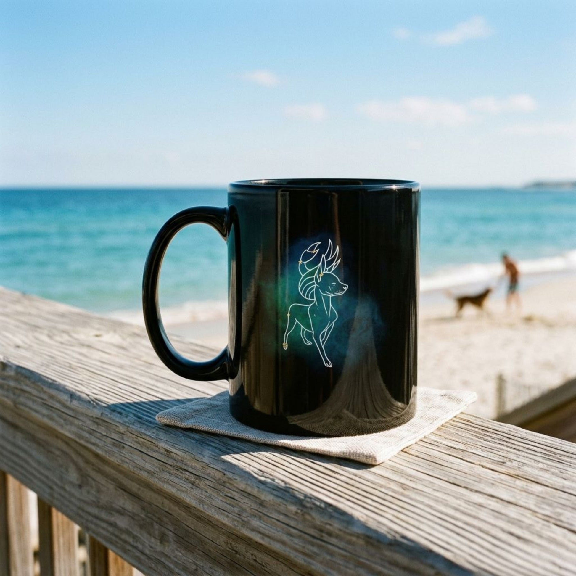 Personalized Cancer Dog Mug | Modern Sketch Photo Upload_Doggo Mojo_Ceramic Mugs_2