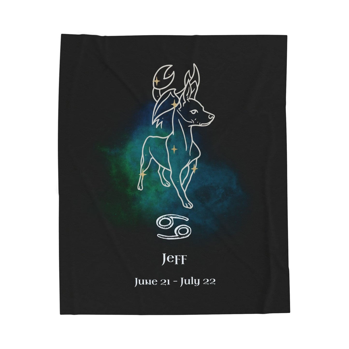 Personalized Cancer Dog Velveteen Blanket | Modern Sketch Photo Upload_Doggo Mojo_Blankets_9