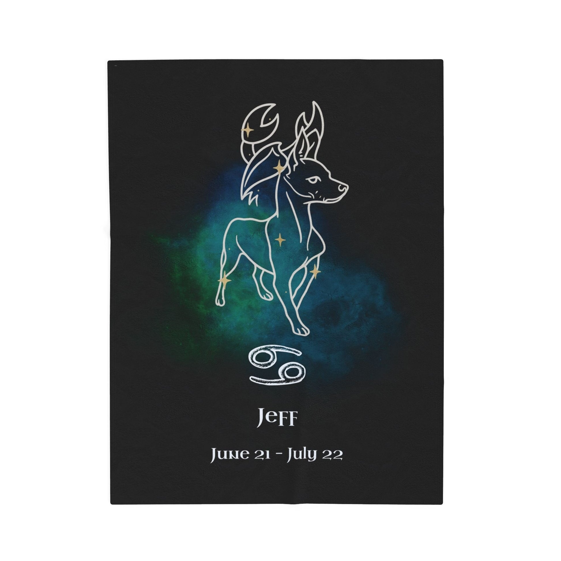 Personalized Cancer Dog Velveteen Blanket | Modern Sketch Photo Upload_Doggo Mojo_Blankets_8