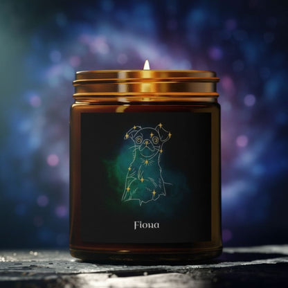 Personalized Candle | Mystic Constellation with Your Dog's Photo & Name | Coconut Apricot Wax_Doggo Mojo_Candles_5